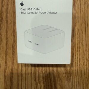 Apple 35W Dual USB-C Compact Adapter - White